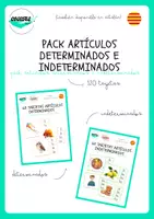 Vista previa - Refuerzo / NEE / Materiales de apoyo - PACK ARTÍCULOS DETERMINADOS E INDETERMINADOS - Portada