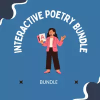 Vorschau - Unterrichtsreihen - Interactive Poetry Bundle – Games, Activities & Writing Prompts (Grades 5–8) - Deckblatt