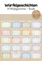 Vorschau - Arbeitsblätter - BUNDLE Würfelgeschichten - Deckblatt