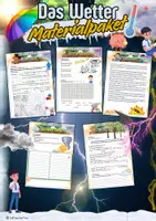 Vorschau - Arbeitsblätter - Materialpaket - Das Wetter - Deckblatt
