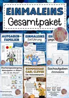 Vorschau - Arbeitsblätter - Einmaleins - Deckblatt