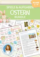 Vorschau - Spiele - OSTERN - WACHSENDES Materialpaket | Aufgaben & Würfelspiel - Deckblatt