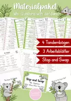 Vorschau - Arbeitsblätter - Wh Questions with Do/does - Materialpaket - Deckblatt