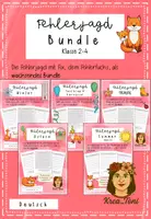 Vorschau - Arbeitsblätter - Lesen und Schreiben üben: Die Fehlerjagd als Bundle (wachsend, Deutsch, Klasse 2, 3, 4) - Deckblatt