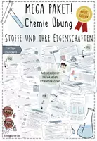 Vorschau - Stundenentwürfe - Stoffe und ihre Eigenschaften | Chemie Übung 8 | komplettes Materialpaket | sofort einsetzbare Unterrichtsstunden - Deckblatt