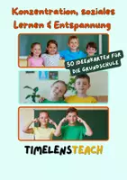 Vorschau - Fördermaterial/Inklusion - Konzentration, soziales Lernen & Entspannung – 60+ Übungen für die Grundschule - Deckblatt
