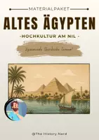 Vorschau - Stundenentwürfe - Materialpaket: Das Alte Ägypten (Unterrichtsreihe) - Deckblatt