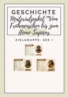 Vorschau - Arbeitsblätter - Materialpaket "Entwicklung vom Frühmenschen bis zum Homo Sapiens" - Deckblatt
