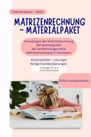 Vorschau - Stundenentwürfe - Materialpaket - Matrizenrechnung in der Finanzmathematik - Deckblatt