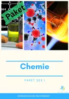 Vorschau - Arbeitsblätter - Materialpaket Chemie Sek I - Deckblatt