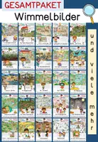 Vorschau - Arbeitsblätter - Wimmelbilder - Deckblatt