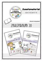 Vorschau - Arbeitsblätter - Zahlenraum 20 - Materialpaket - Deckblatt
