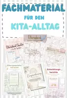 Vorschau - Arbeitsblätter - Materialpaket „Elternarbeit“ Elternabend, Entwicklungsberichte, Elterngespräche & Eingewöhnung in der Kita - Deckblatt