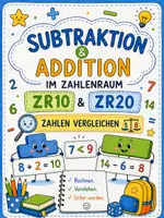 Vorschau - Arbeitsblätter - Materialpaket – Addition & Subtraktion im Zahlenraum 10 und 20, Zahlen vergleichen - Deckblatt