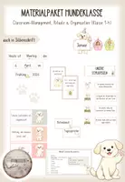 Vorschau - Arbeitsblätter - Großes Materialpaket für die Hundeklasse - Classroom-Management, Rituale & Organisation (Klasse 1-4) - Deckblatt