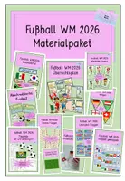 Vorschau - Arbeitsblätter - Fußball WM Weltmeisterschaft 2026 : Materialpaket - Deckblatt