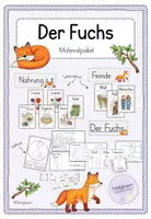 Vorschau - Arbeitsblätter - Materialpaket: Fuchs (Klasse 1/2) Lapbook + Tafelmaterial - Deckblatt