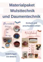 Vorschau - Mal- und Bastelvorlagen - Materialpaket Töpfern: Wulsttechnik und Daumentechnik - Deckblatt