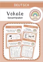 Vorschau - Arbeitsblätter - Lange und kurze Vokale - Gesamtpaket (1. Klasse und Vorschule) - Deckblatt