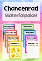 Vorschau - Spiele - Chancenrad Bastelvorlagen - editierbar (mit Bastelanleitung) - Materialpaket - Deckblatt
