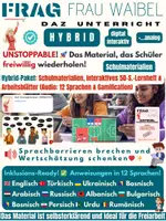 Vorschau - Stundenentwürfe - Schulsachen & Personalpronomen: Das hybride-multimediale DaZ-Rundum-Paket - Deckblatt