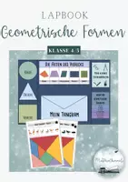 Vorschau - Arbeitsblätter - Geometrie Klasse 4 - Gerade, Strecken und Flächen - Deckblatt