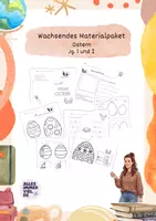 Vorschau - Arbeitsblätter - Materialpaket - Ostern in Jg. 1 und 2 - Deckblatt