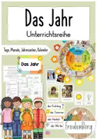Vorschau - Unterrichtsreihen - Das Jahr - Kalender - GESAMTPAKET - differenziert - Deckblatt