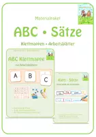 Vorschau - Arbeitsblätter - ABC & Sätze - Klettmappen & Arbeitsblätter - Deckblatt