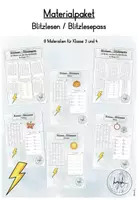 Vorschau - Arbeitsblätter - Materialpaket Lesen - Blitzlesen (Blitzlesepass) - Deckblatt