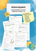 Vorschau - Arbeitsblätter - Materialpaket: Klassenarbeiten und Tests - Erdkunde - Deckblatt