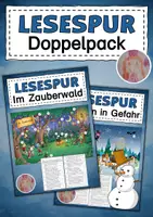 Vorschau - Arbeitsblätter - Lesespurgeschichten Ostern Zauberwald - Deckblatt
