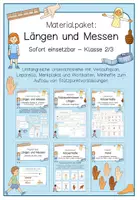 Vorschau - Stundenentwürfe - Materialpaket Längen und Messen - Deckblatt