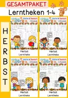 Vorschau - Arbeitsblätter - Herbst Lerntheke & Herbstwerkstatt | Herbsthefte Klasse 1-4 - Deckblatt