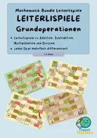 Vorschau - Spiele - Bundle - Leiterlispiele zu den Grundrechenarten - mehrfach differenziert - Deckblatt