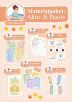 Vorschau - Arbeitsblätter - Wachsendes Materialpaket: Aktiv & Passiv - Deckblatt