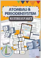 Vorschau - Arbeitsblätter - Atombau & PSE: Materialpaket Chemie - Deckblatt