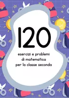anteprima - Esercizi - Schede didattiche di matematica per la classe seconda - Pagina di copertina