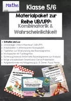 Vorschau - Stundenentwürfe - Materialpaket: UB/UPP-Reihe Kombinatorik Klasse 6 - Deckblatt