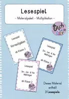 Vorschau - Spiele - Materialpaket - Lesespiele - Multiplikation - Deckblatt