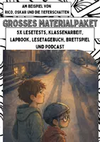Vorschau - Unterrichtsreihen - Rico, Oskar und die Tieferschatten: Komplettpaket - Deckblatt