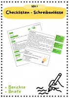 Vorschau - Merkblätter - Materialpaket - Checklisten - Schreibanlässe - Deckblatt