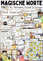 Vorschau - Arbeitsblätter - Magische Worte ⭐️ / Unsere Zauberwörter / Zauberworte - PAKET Soziales Miteinander - Deckblatt