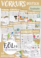Vorschau - Stundenentwürfe - Vorkurs Deutsch - Komplettpaket - Deckblatt
