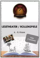 Vorschau - Arbeitsblätter - Paket Lesetheater / Rollenspiele: Leseförderung durch betontes Vorlesen (6.-8. Klasse, DaZ-geeignet) - Deckblatt