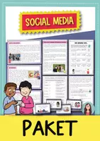 Vorschau - Arbeitsblätter - Social Media Materialpaket Englisch - Deckblatt