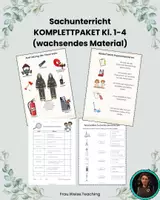 Vorschau - Unterrichtsreihen - (wachsendes) Materialpaket - Sachunterricht - Deckblatt
