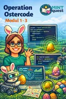 Vorschau - Arbeitsblätter - Operation Ostercode in Python - Bundle - Deckblatt