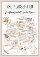 Vorschau - Mal- und Bastelvorlagen - XXL Klassentier Materialpaket Eulenklasse - Deckblatt