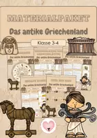 Vorschau - Arbeitsblätter - Griechenland - Deckblatt